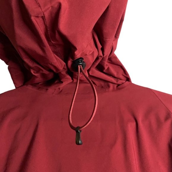 MEC Men's Red Hydrofoil Stretch Full Zip Hooded Jacket - Picture 11 of 13